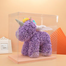 Load image into Gallery viewer, Valentine's Day gift rose unicorn AE4125
