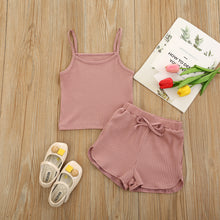 Load image into Gallery viewer, Children's camisole sports suit AY1096
