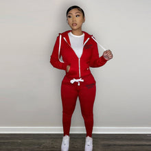 Load image into Gallery viewer, Plush sweater sports casual two-piece suit(AY2486)
