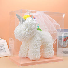 Load image into Gallery viewer, Valentine's Day gift rose unicorn AE4125
