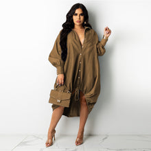 Load image into Gallery viewer, Drawstring fashion women's dress（AY2611）
