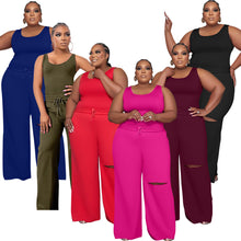 Load image into Gallery viewer, Plus size women's two-piece set AY2749
