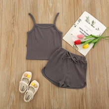 Load image into Gallery viewer, Children's camisole sports suit AY1096
