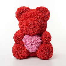 Load image into Gallery viewer, 40cm Rose bear hug bear Valentine's Day gift AE4124
