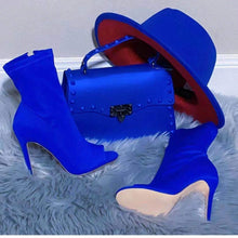 Load image into Gallery viewer, Fashion stiletto fish mouth ankle boots（HPSD146）
