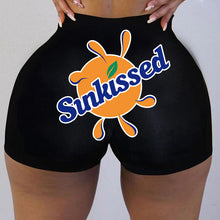 Load image into Gallery viewer, Women's Leggings printed shorts AY2155
