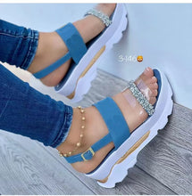 Load image into Gallery viewer, Muffin thick soled women's sandals HPSD209
