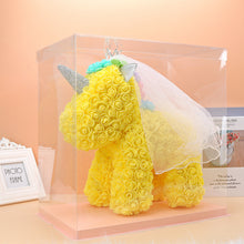 Load image into Gallery viewer, Valentine's Day gift rose unicorn AE4125

