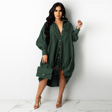 Load image into Gallery viewer, Drawstring fashion women's dress（AY2611）
