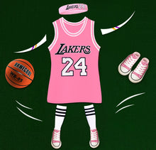 Load image into Gallery viewer, Girls' T-shirt skirt sportswear set AY2146
