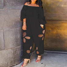 Load image into Gallery viewer, Hook flower oversize jumpsuit (AY2438)
