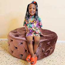 Load image into Gallery viewer, Girls' fashion printed casual loose set AY2149
