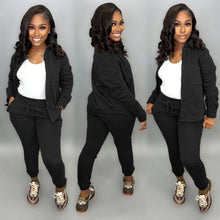 Load image into Gallery viewer, New solid casual two-piece set (AY2539)
