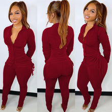 Load image into Gallery viewer, Lapel pleated slim two-piece suit（AY1584）
