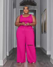 Load image into Gallery viewer, Plus size women's two-piece set AY2749
