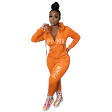 Load image into Gallery viewer, Plus size hoodie casual printed hoodie women's sport suit AY2587
