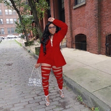 Load image into Gallery viewer, Sexy solid color hollow suit suit（AY2339）
