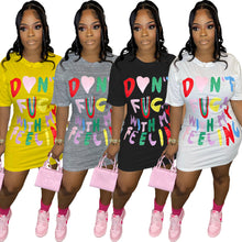 Load image into Gallery viewer, Fashion letter printed women's dress AY2732
