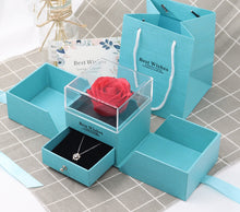 Load image into Gallery viewer, Valentine's Day rose gift box （no necklace）AE4127
