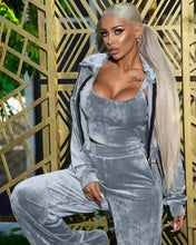Load image into Gallery viewer, Zipper casual sports three piece set (AY2447)
