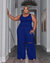 Load image into Gallery viewer, Plus size women's two-piece set AY2749
