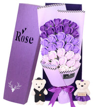 Load image into Gallery viewer, Valentine's Day gradient 33 roses bouquet gift box（AE4084）

