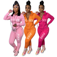 Load image into Gallery viewer, Plus size hoodie casual printed hoodie women's sport suit AY2587
